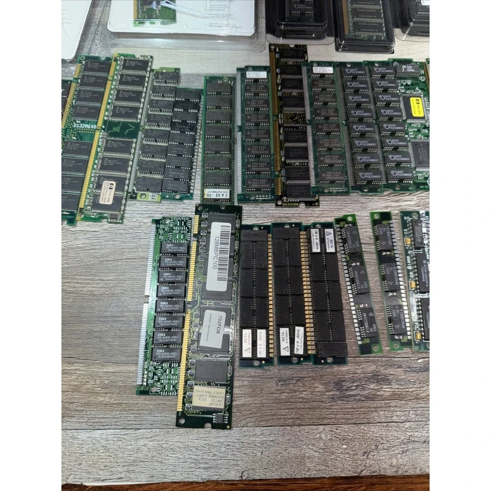 Bulk RAM Desktop Laptop Memory Mixed Brands Lot Of 53 / Untested
